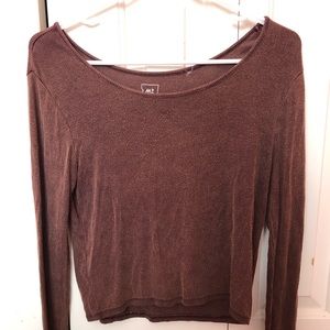Long sleeve rustic colored top